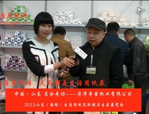 2015年山東展會(huì)專訪菏澤奇雪紙業(yè)有限公司 任總